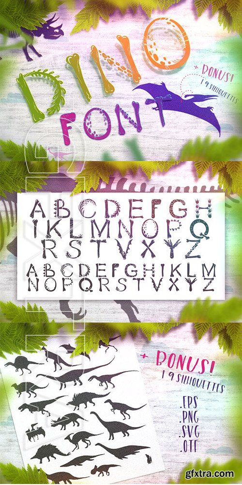 CreativeMarket - Dino Font 2983061