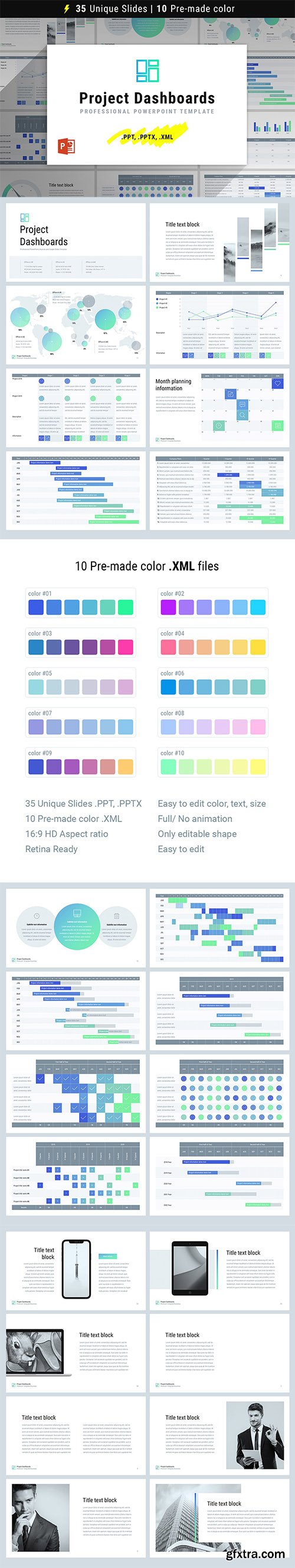 Project Dashboards for PowerPoint