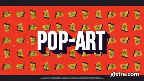 Pop Art Typography Opener - After Effects 115689