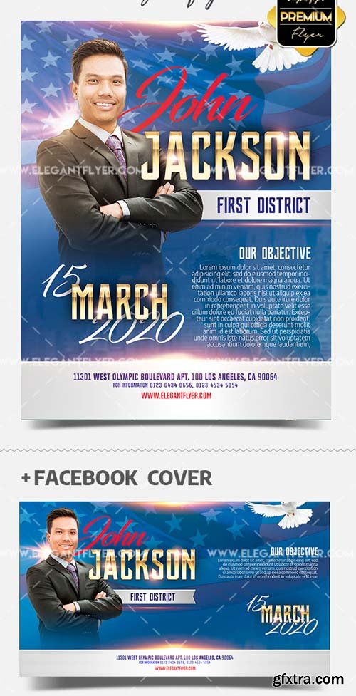 Political Election Flyer V5 2018 Flyer Template