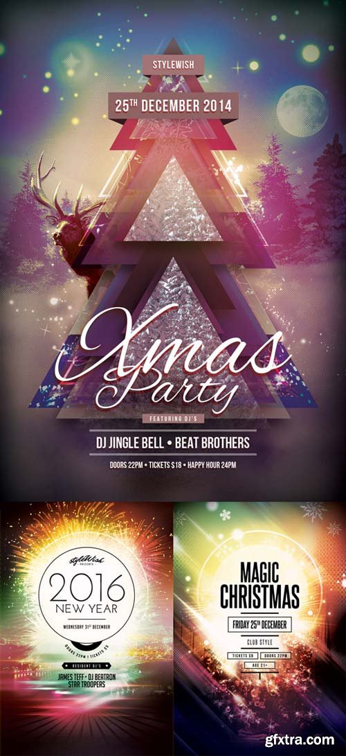 Christmas Flyer V17 3in1 Flyer Template