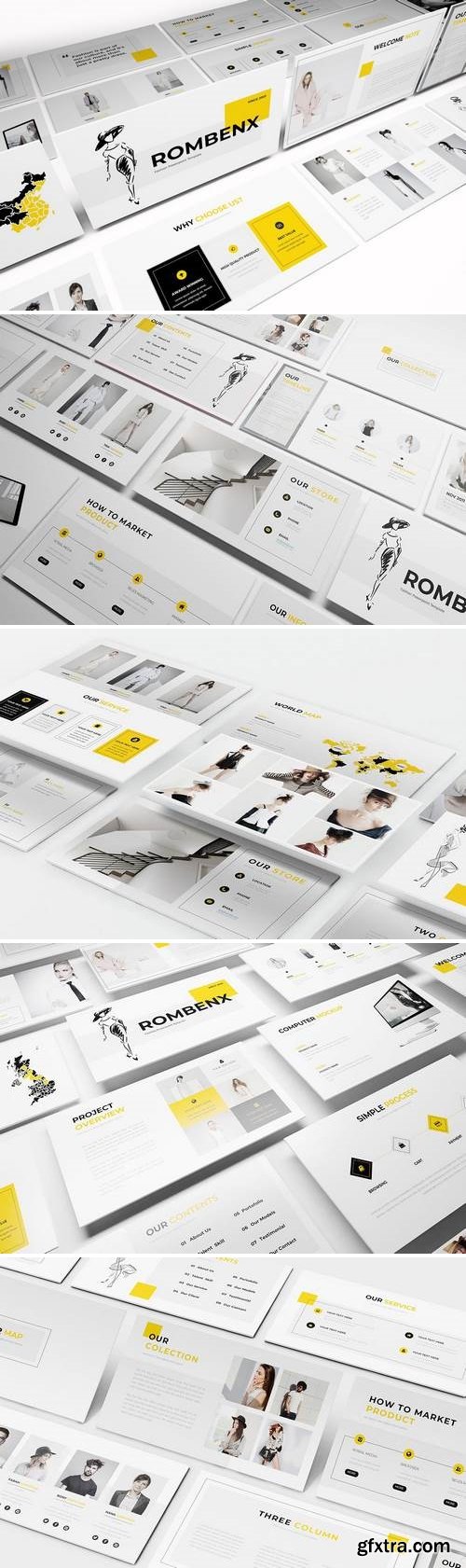 Fashion - Powerpoint, Keynote, Google Sliders Templates