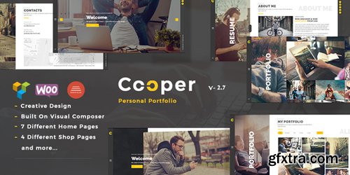 ThemeForest - Cooper v3.6 - Creative Responsive Personal Portfolio WordPress Theme - 19301592