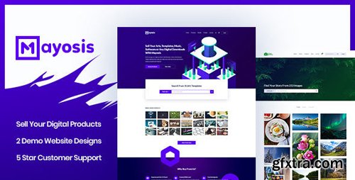 ThemeForest - Mayosis v2.1.6 - Digital Marketplace WordPress Theme - 20210200