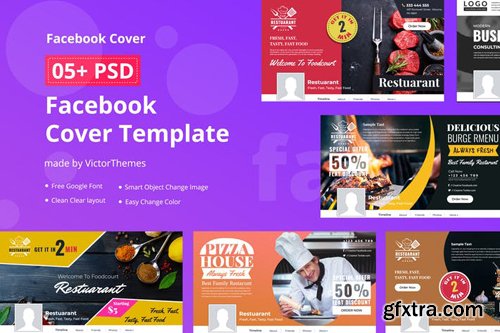 Facebook Restaurants Cover Template