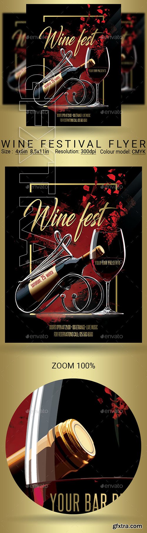 GraphicRiver - Wine Festival Flyer 22621730