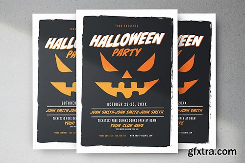 Halloween Party Flyer 3