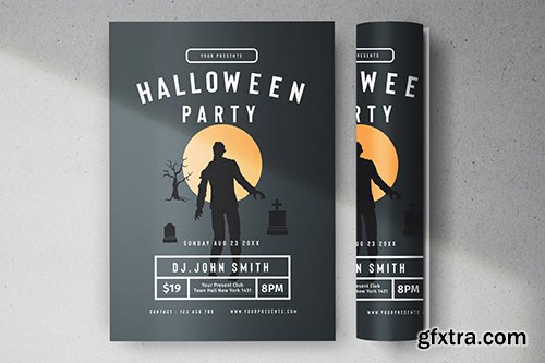 Halloween Party Flyer 4