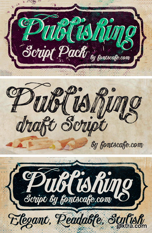 Publishing Script Font Family