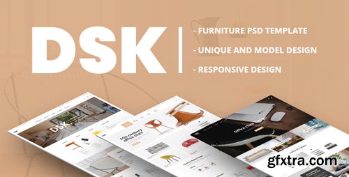 ThemeForest - DSK v1.0 - Furniture PSD Template - 21603070