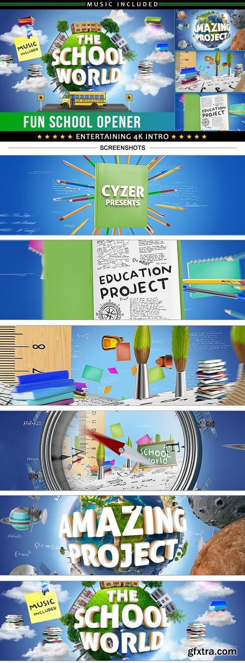 Videohive - School Education Opener - 22606032