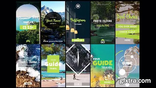 Instagram Stories Travels - Premiere Pro Templates 124300