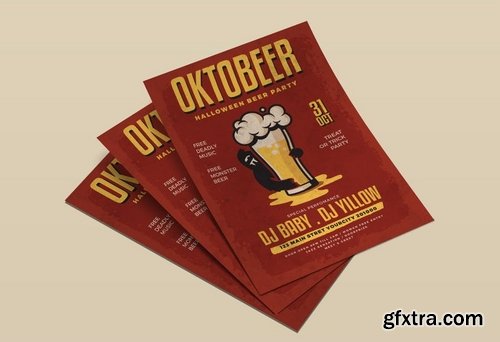 Oktober Halloween Flyer