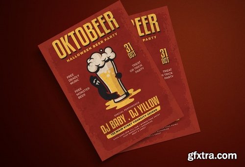 Oktober Halloween Flyer