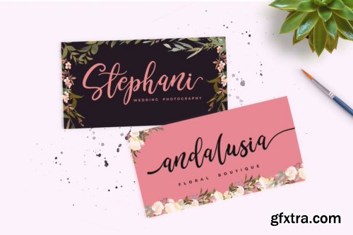 Sreatnes Script Font Family - 3 Fonts