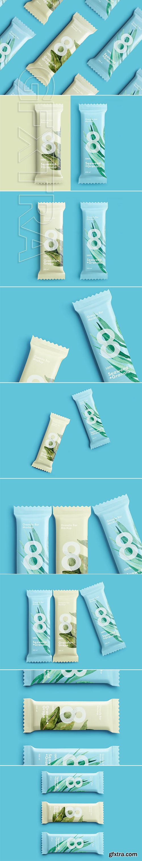 CreativeMarket - Granola Bar Mockup 2821706