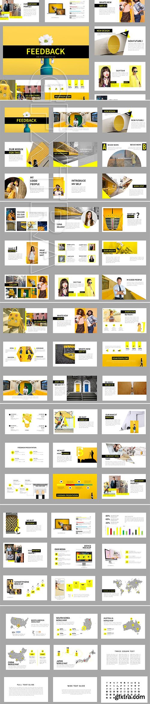 CreativeMarket - Feedback Presentation Template 2988468