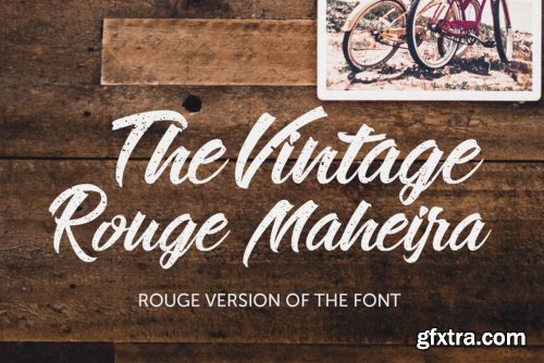 Rouge Maheira Font Family - 4 Fonts