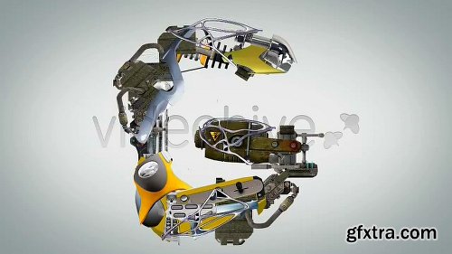 Videohive Robot Titles - Transforming Alphabet 2280872