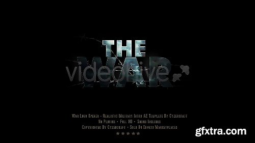 Videohive War Logo Opener - Realistic Military Intro 7725040