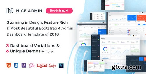 ThemeForest - Nice Admin v1.0 - Bootstrap 4 Dashboard Template - 22383303