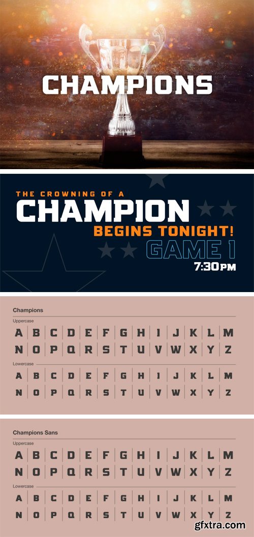 Champions Font Family