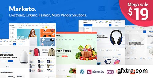 ThemeForest - Marketo v1.1.0 - ECommerce & Multivendor A Woocommerce WordPress Theme - 22310459