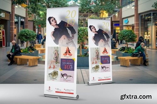 Fashion Shop Roll-Up Banner