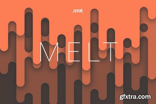 Melt  Abstract Rounded Backgrounds  Vol 06