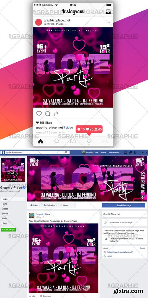 LOVE PARTY &ndash; SOCIAL MEDIA VIDEO TEMPLATE