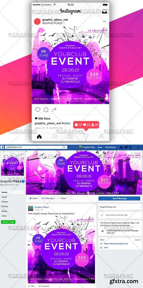 CLUB EVENT &ndash; SOCIAL MEDIA VIDEO TEMPLATE