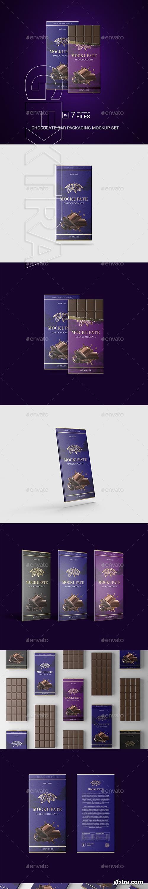 GraphicRiver - Chocolate Bar Packaging Mockup 22613172