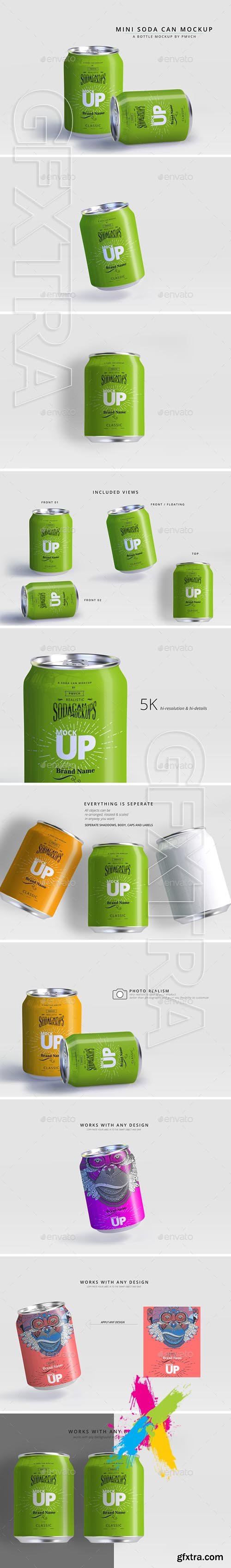 GraphicRiver - Mini Can Mockup Food and Drink 22613518