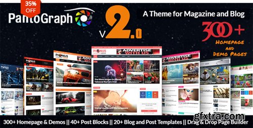 ThemeForest - PantoGraph v2.5 - Newspaper Magazine Theme - 20742636