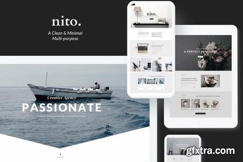 Nito - A Clean & Minimal Multi-purpose PSD Template