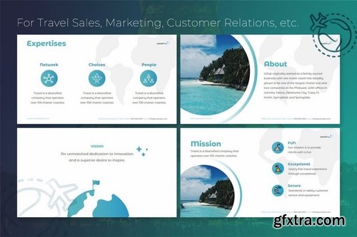 Travel Agency Keynote Slide and Google Slide Templates