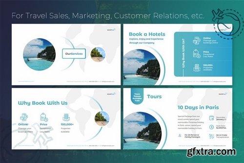 Travel Agency Keynote Slide and Google Slide Templates