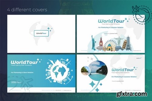 Travel Agency Keynote Slide and Google Slide Templates