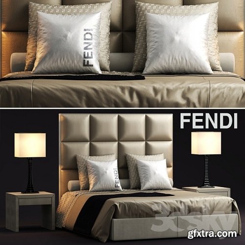 Bed fendi casa diamante