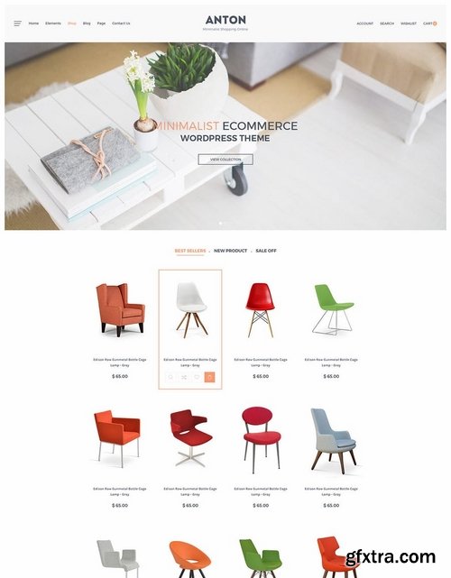 Anton eCommerce Furniture PSD Template