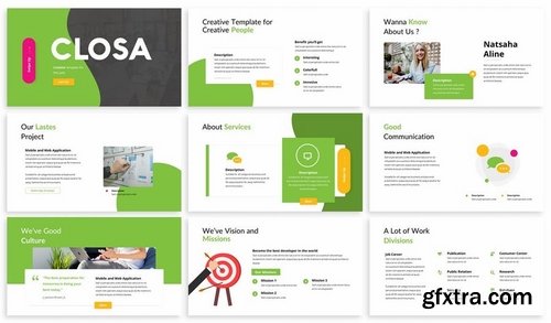 Closa - Creative Google Slides Template