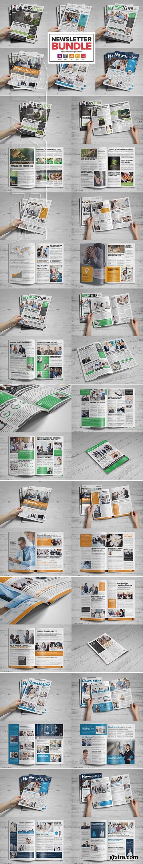 CreativeMarket - Newsletter Design Bundle - 6 in One 2922109