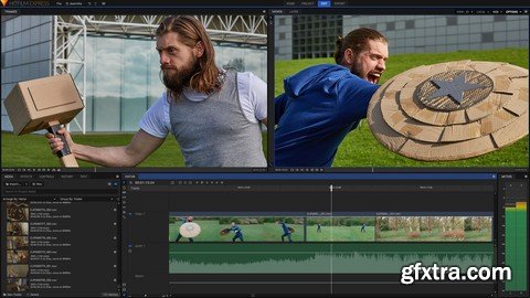 Professional Video Editing with Free Software using HitFilm