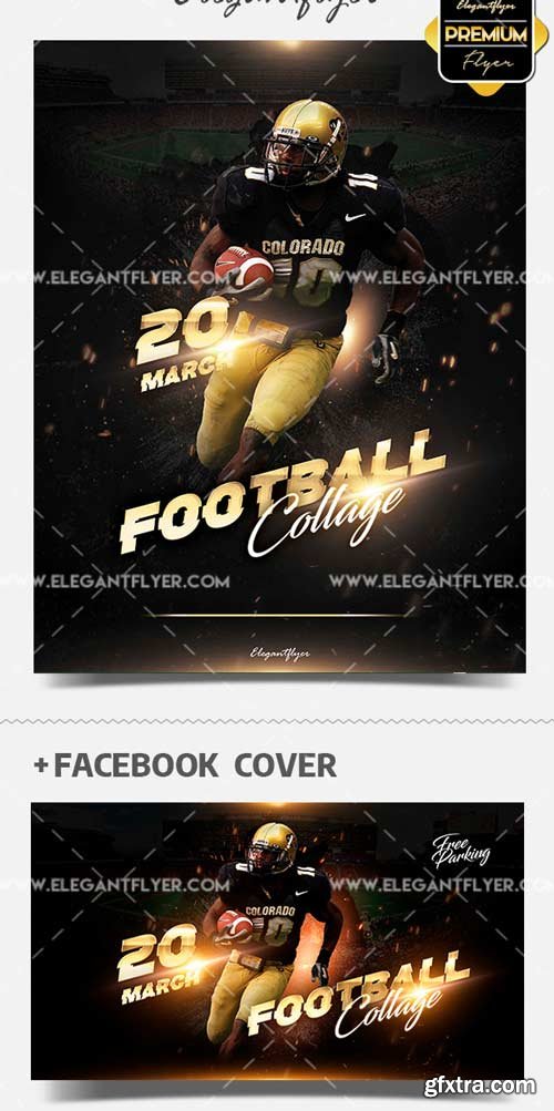 Sunday College Football V2 2018 Flyer Template