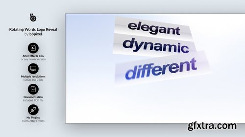 Videohive Rotating Words Logo Reveal 22679812