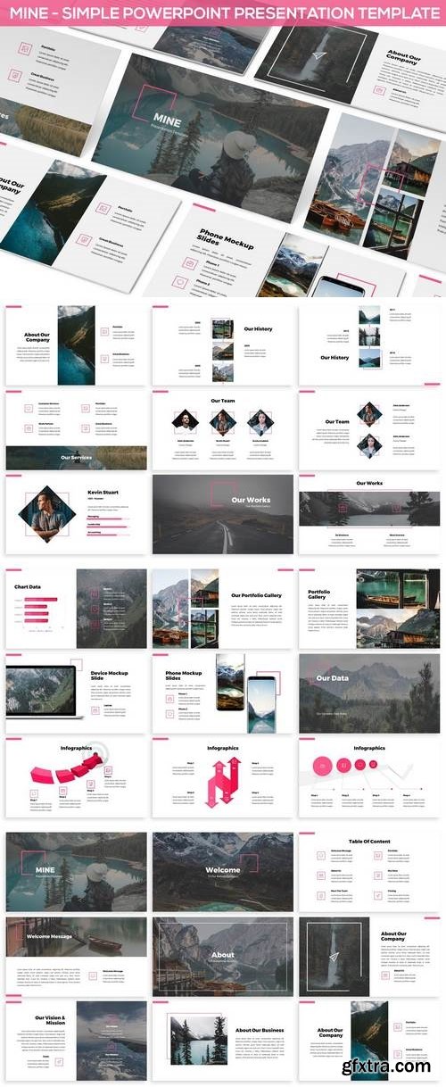 Mine - Simple Powerpoint Presentation Template