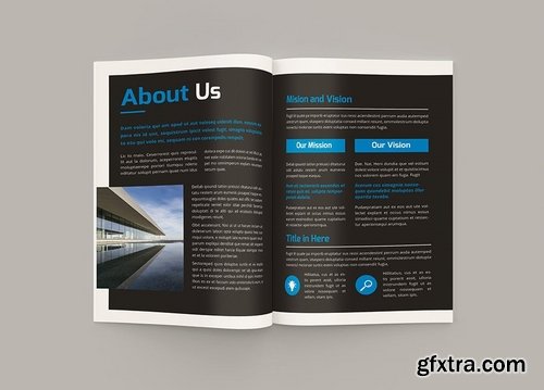 Mblandang - A4 Annual Report Brochure Template