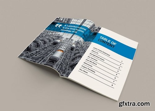 Mblandang - A4 Annual Report Brochure Template