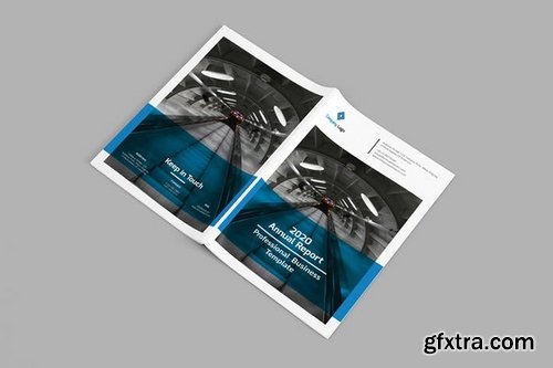 Mblandang - A4 Annual Report Brochure Template