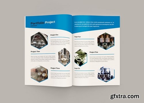 Mblandang - A4 Annual Report Brochure Template